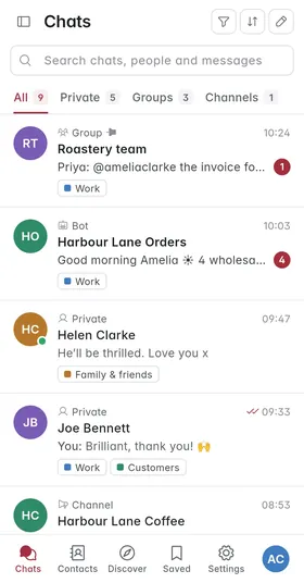 KyaChat on Android