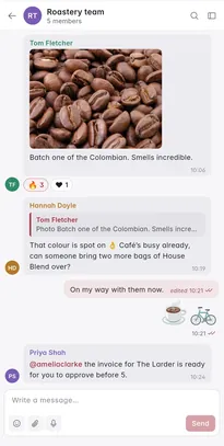 Photos with reactions
